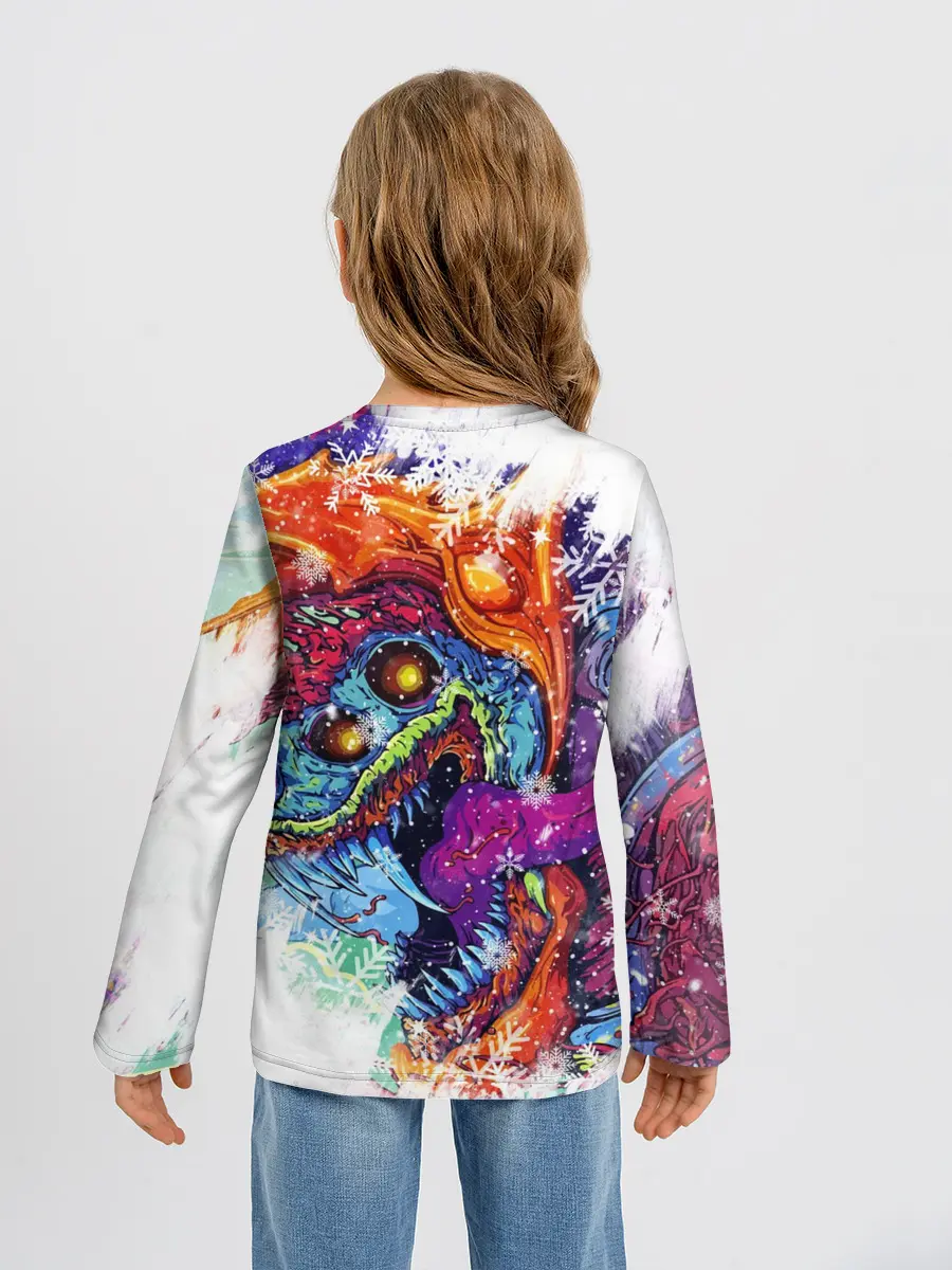 Детский лонгслив / Новогодний CS GO