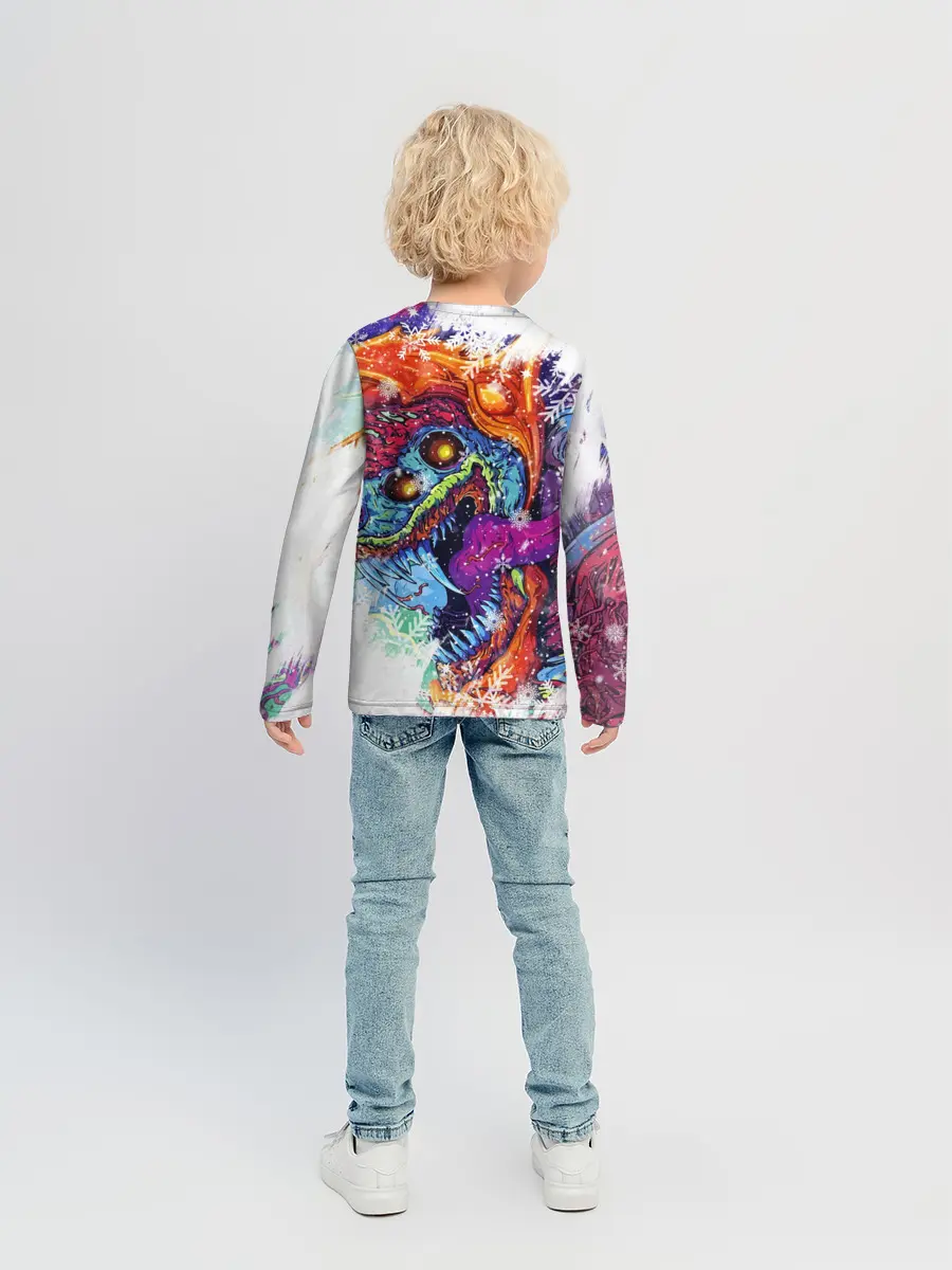 Детский лонгслив / Новогодний CS GO