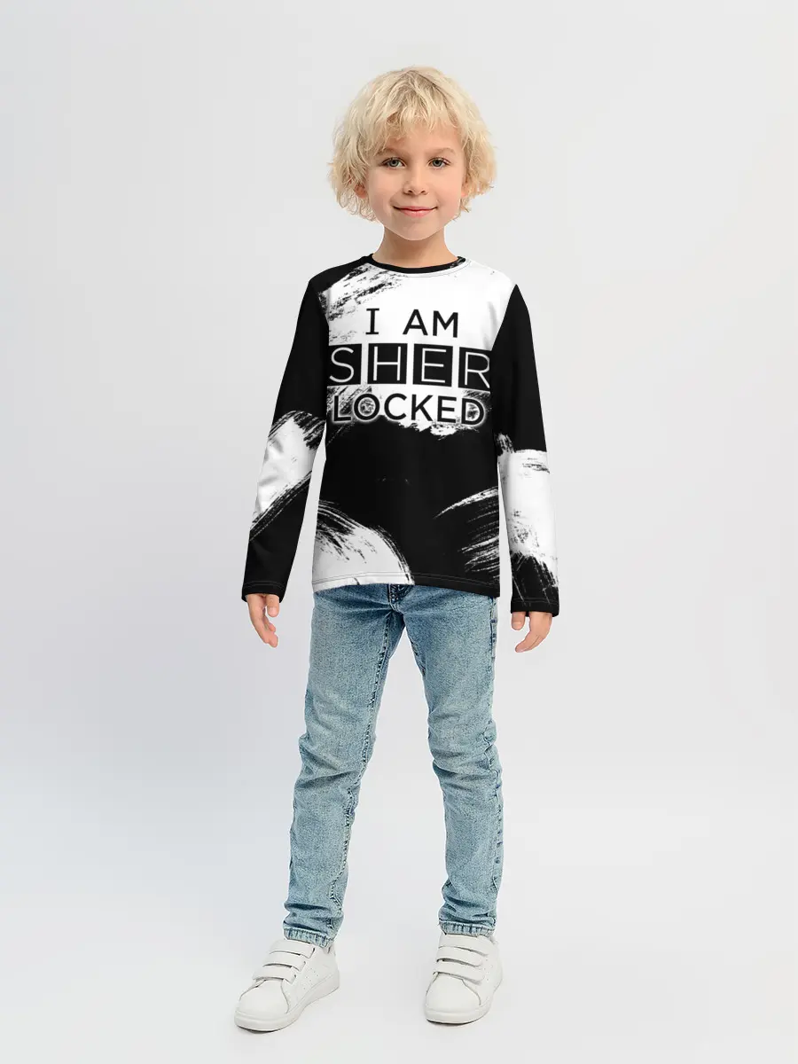 Детский лонгслив / Sherlock