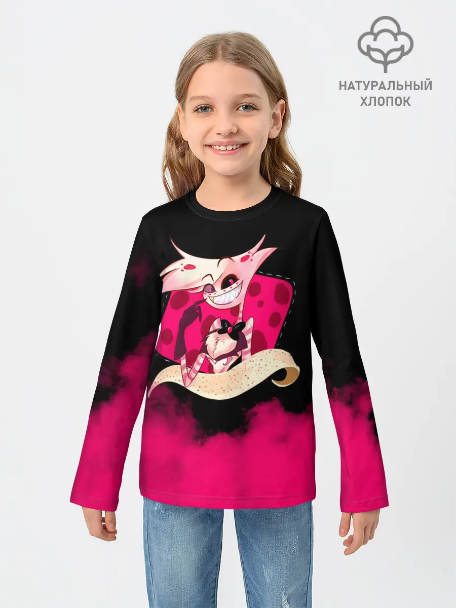 Детский лонгслив / Hazbin Hotel