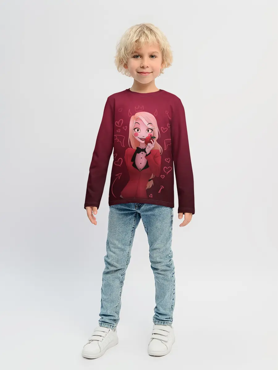 Детский лонгслив / Hazbin Hotel