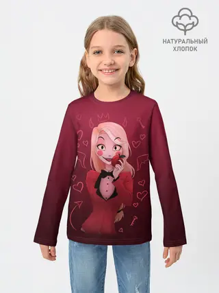 Детский лонгслив / Hazbin Hotel