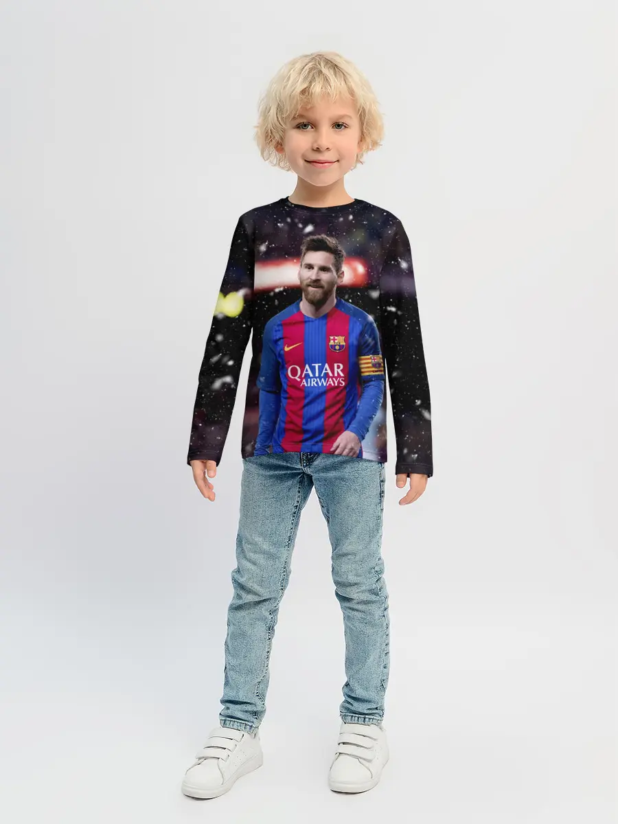 Детский лонгслив / Leo Messi