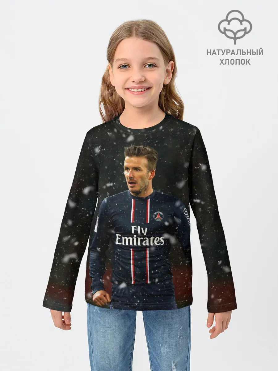 Детский лонгслив / Дэвид Бекхэм