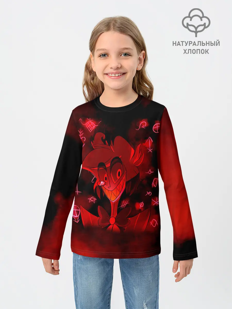 Детский лонгслив / Hazbin Hotel