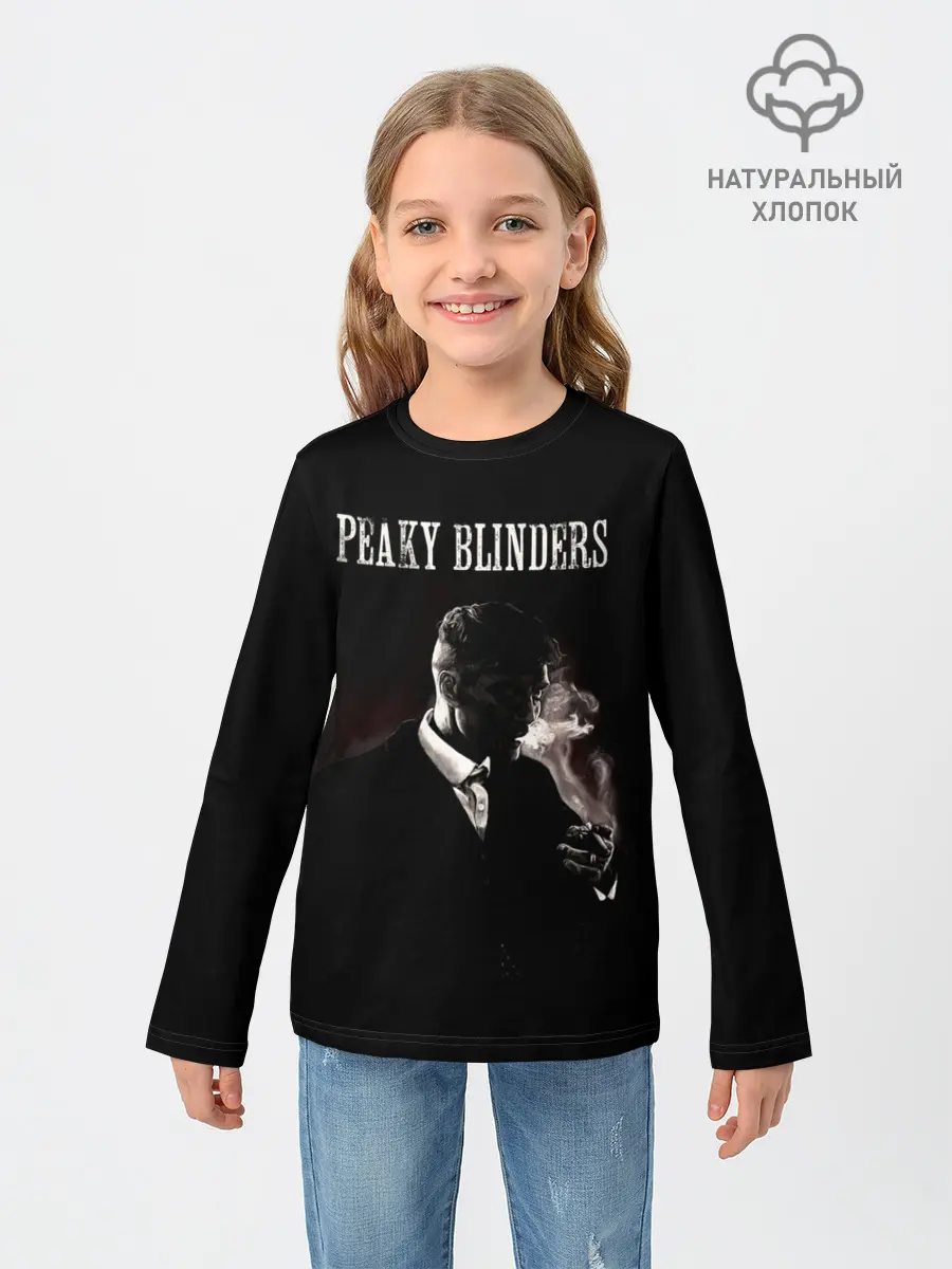 Детский лонгслив / Острые козырьки