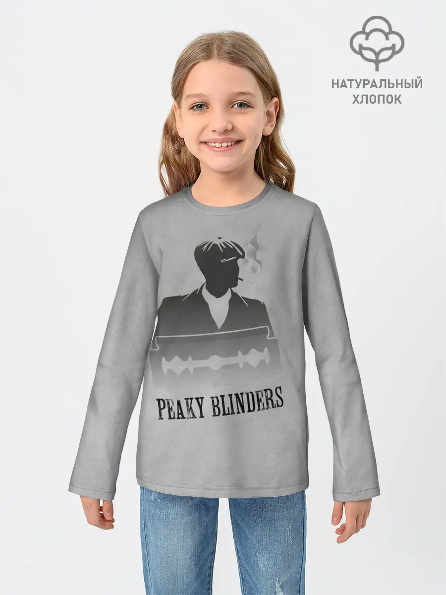 Детский лонгслив / Острые козырьки