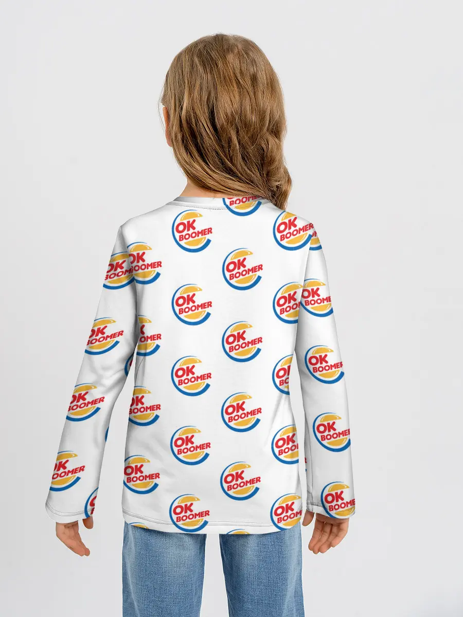 Детский лонгслив / OK BOOMER