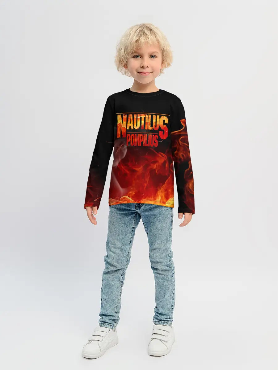Детский лонгслив / Nautilus Pompilius