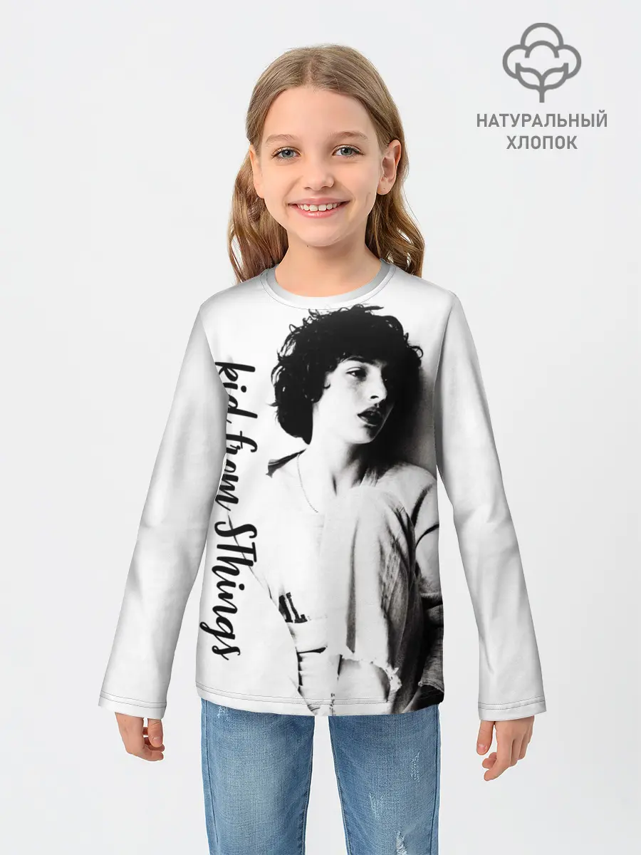 Детский лонгслив / Финн Вулфард