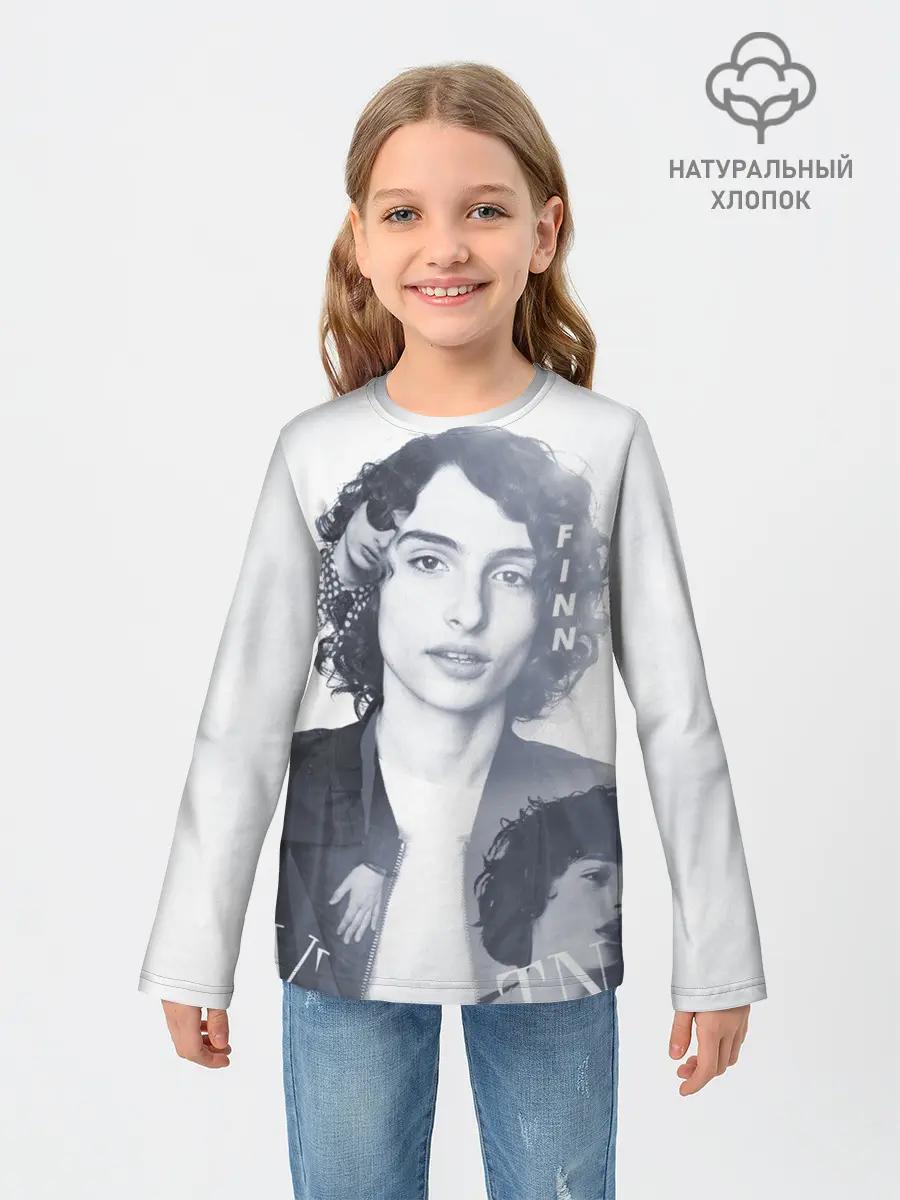 Детский лонгслив / Финн Вулфард