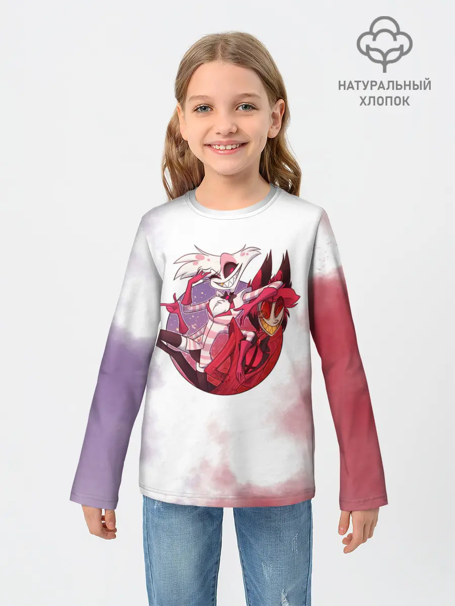 Детский лонгслив / Hazbin Hotel