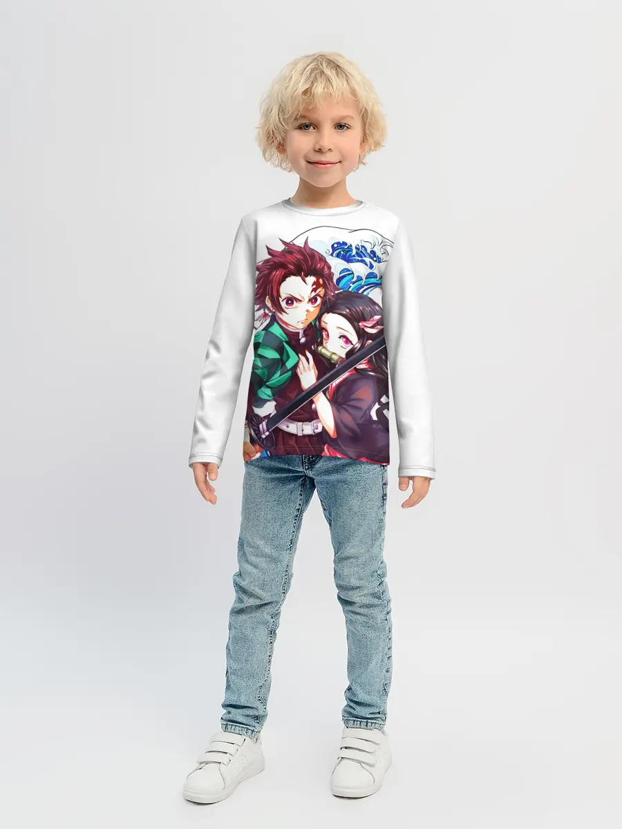 Детский лонгслив / Клинок рассекающий демонов