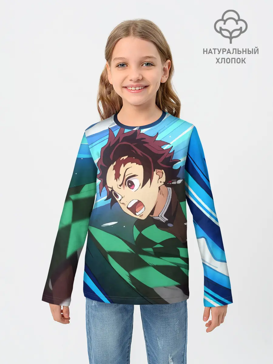 Детский лонгслив / Клинок рассекающий демонов