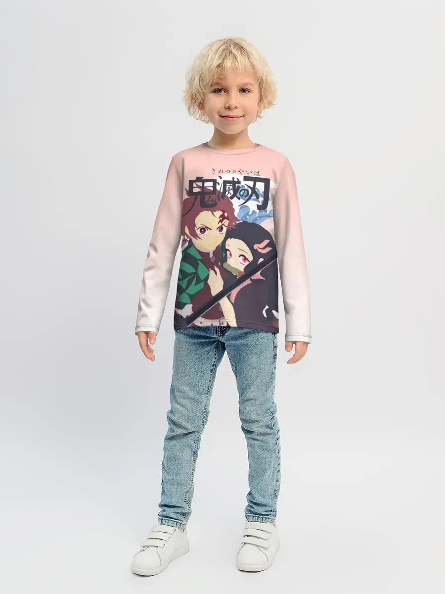 Детский лонгслив / Клинок рассекающий демонов