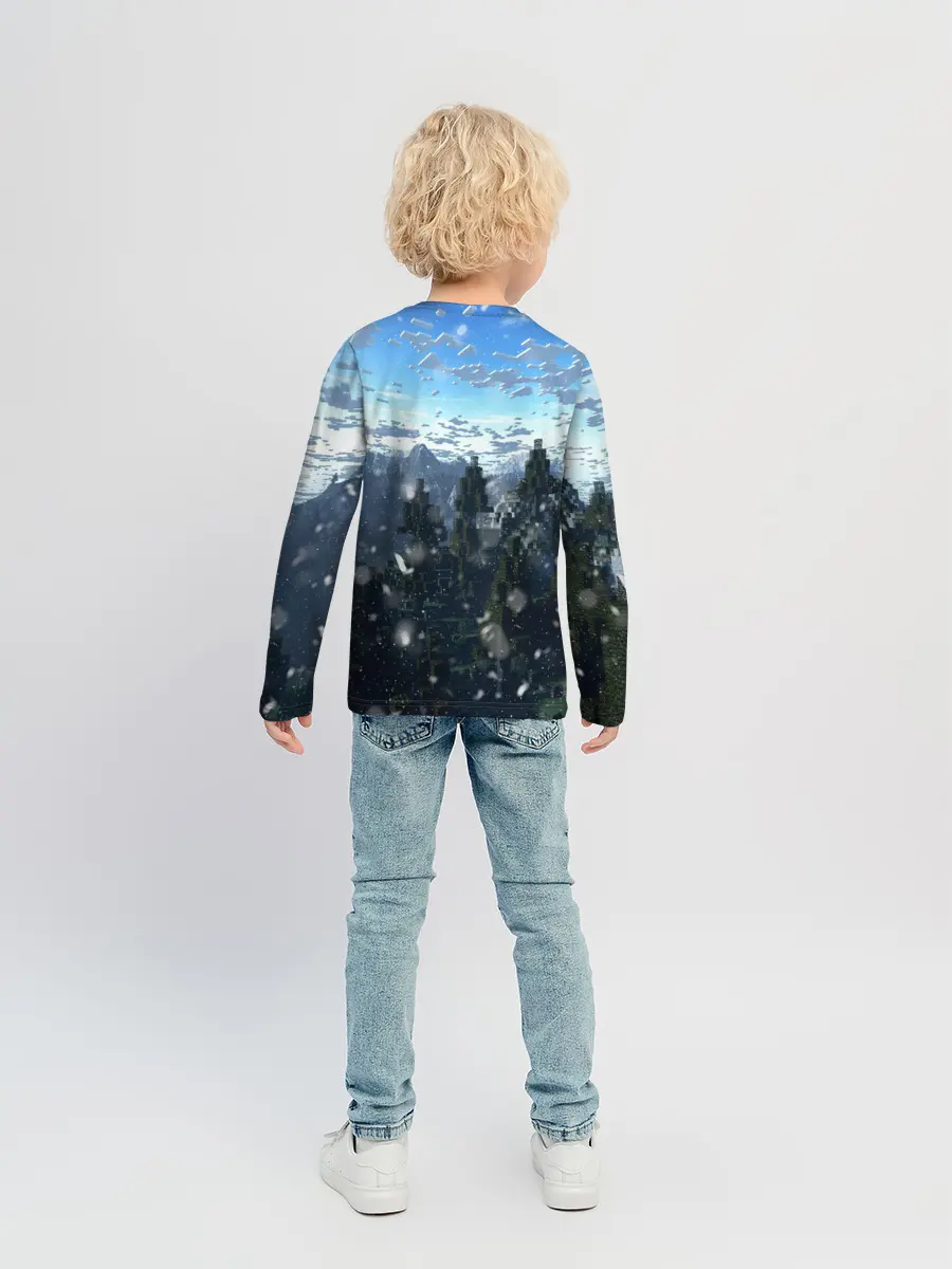 Детский лонгслив / Minecraft / Майнкрафт