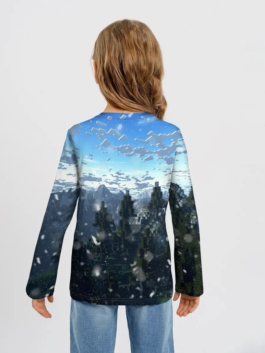 Детский лонгслив / Minecraft / Майнкрафт