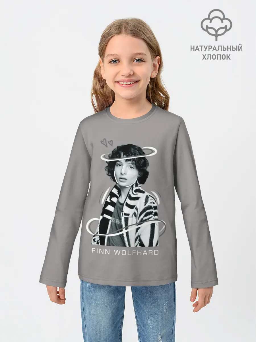 Детский лонгслив / finn wolfhard