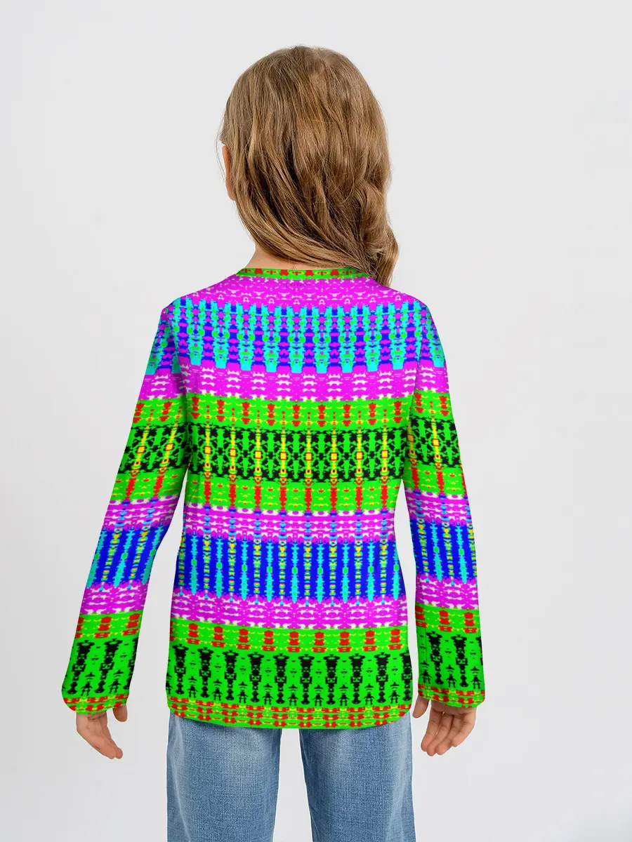 Детский лонгслив / ornament indian