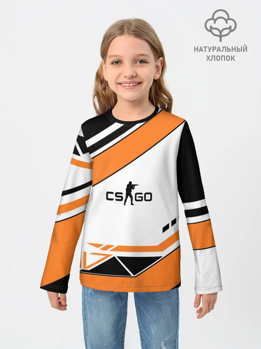 Детский лонгслив / Cs Go Asiimov Style #2
