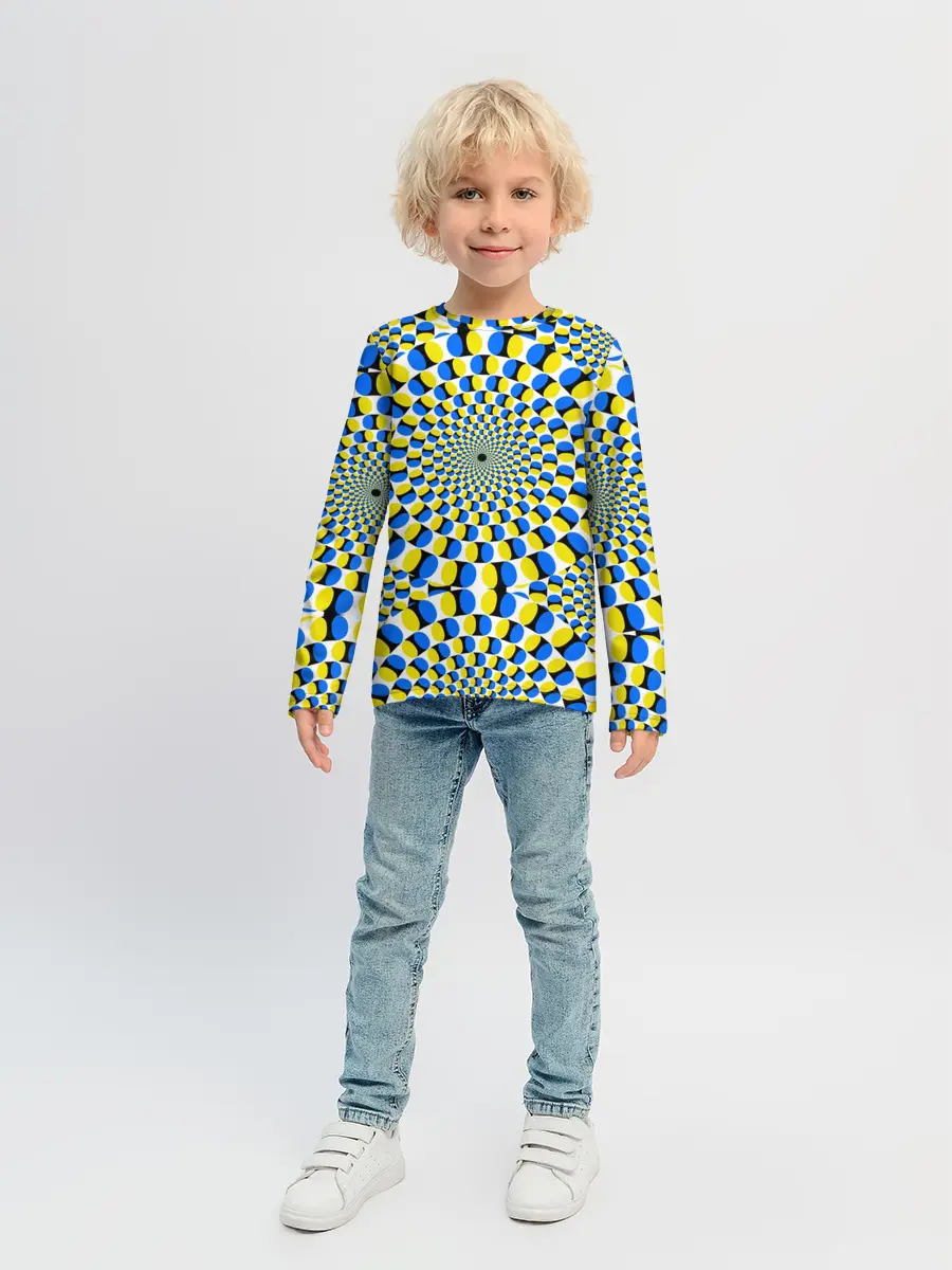 Детский лонгслив / ИЛЛЮЗИЯ