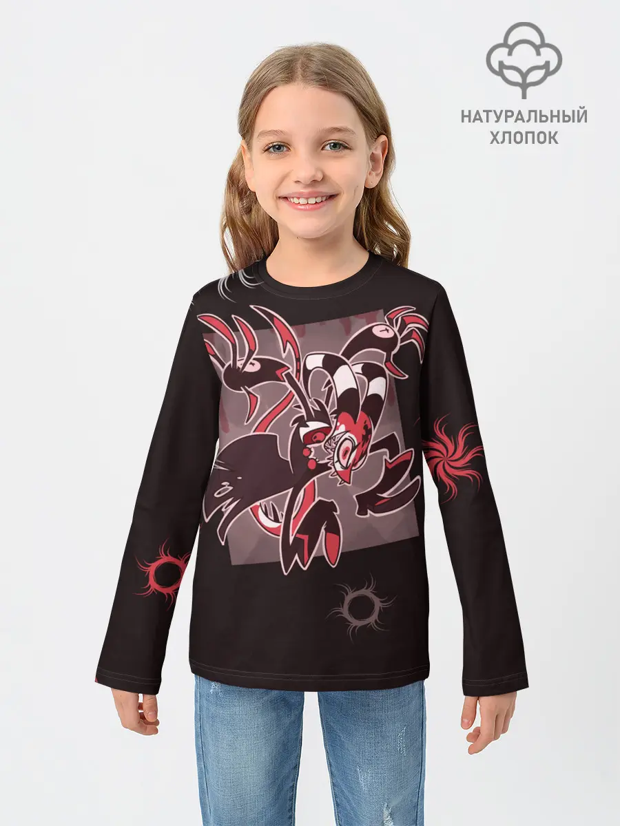 Детский лонгслив / Отель хазбин