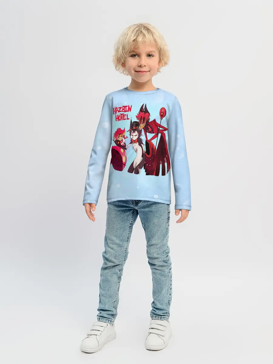 Детский лонгслив / Отель хазбин