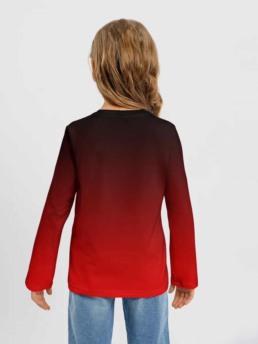 Детский лонгслив / Танк ЯРОСТЬ