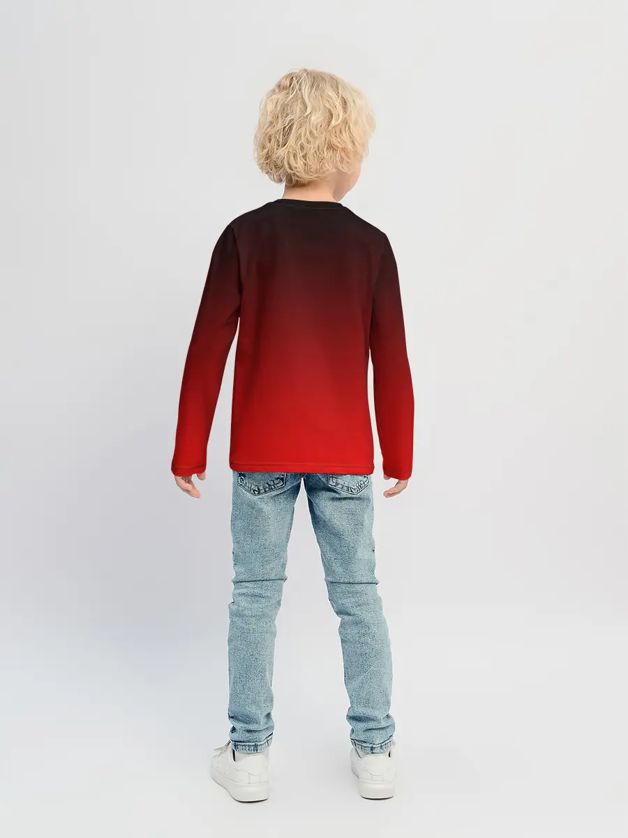 Детский лонгслив / Танк ЯРОСТЬ