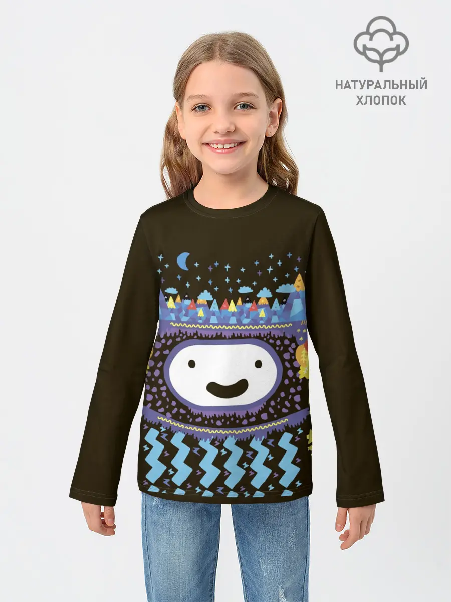 Детский лонгслив / Время приключений Snow