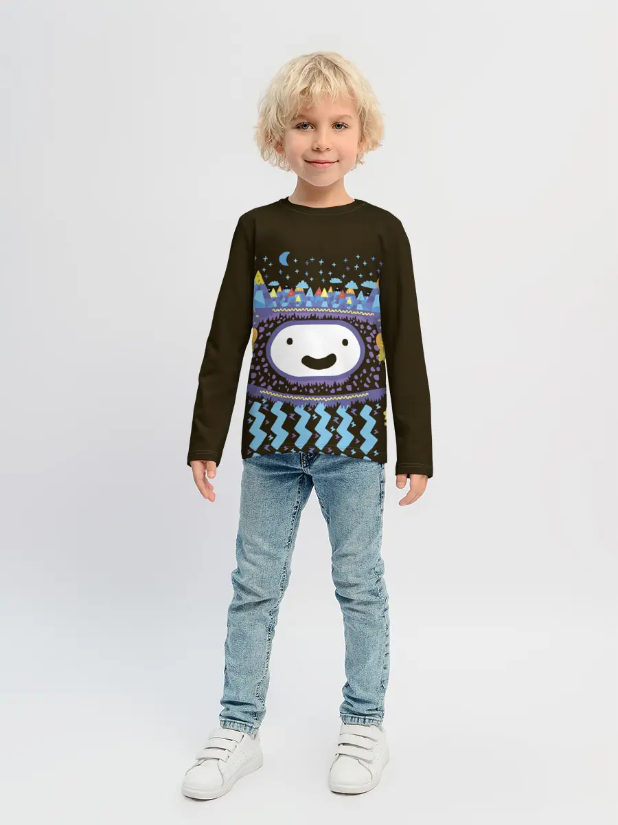 Детский лонгслив / Время приключений Snow