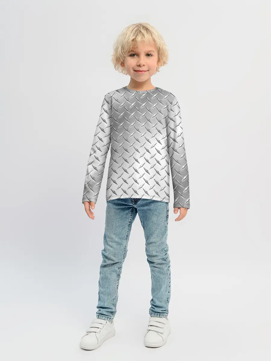 Детский лонгслив / Рифлёный металл