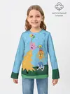 Детский лонгслив / Время приключений Ёлка