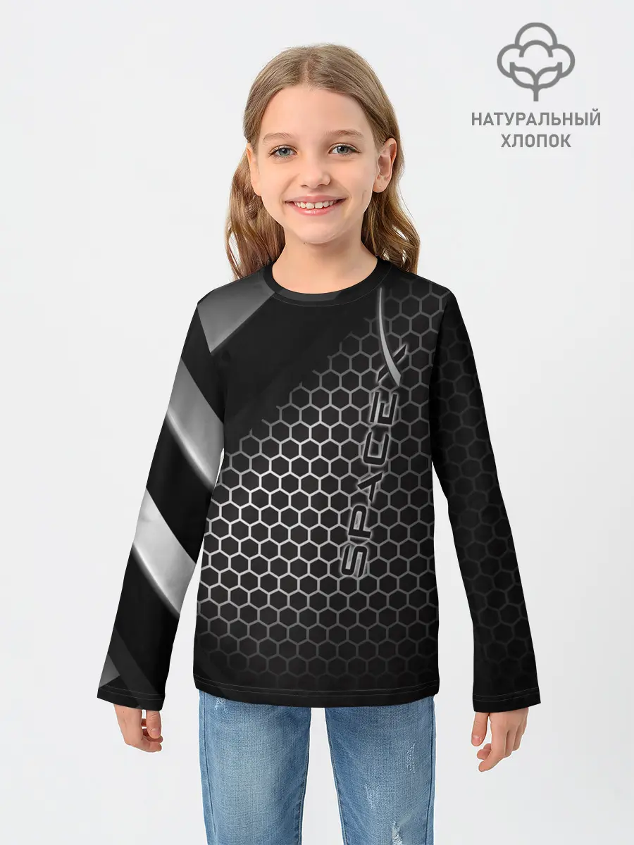 Детский лонгслив / SpaceX