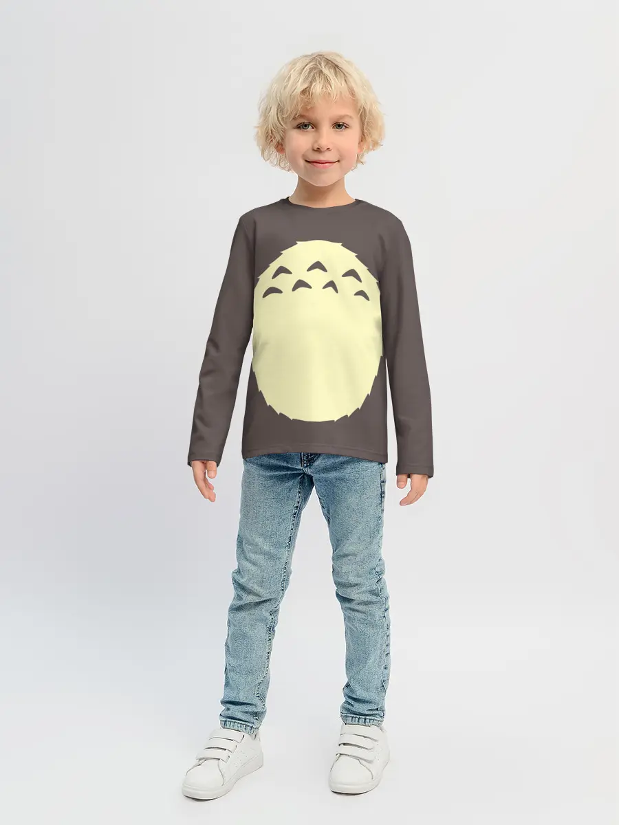 Детский лонгслив / Животик Тоторо