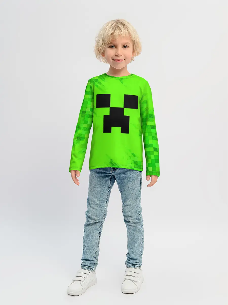 Детский лонгслив / MINECRAFT