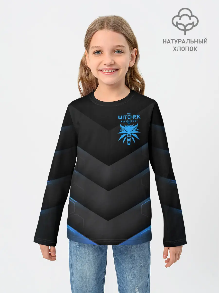 Детский лонгслив / The Witcher 3: Wild Hunt