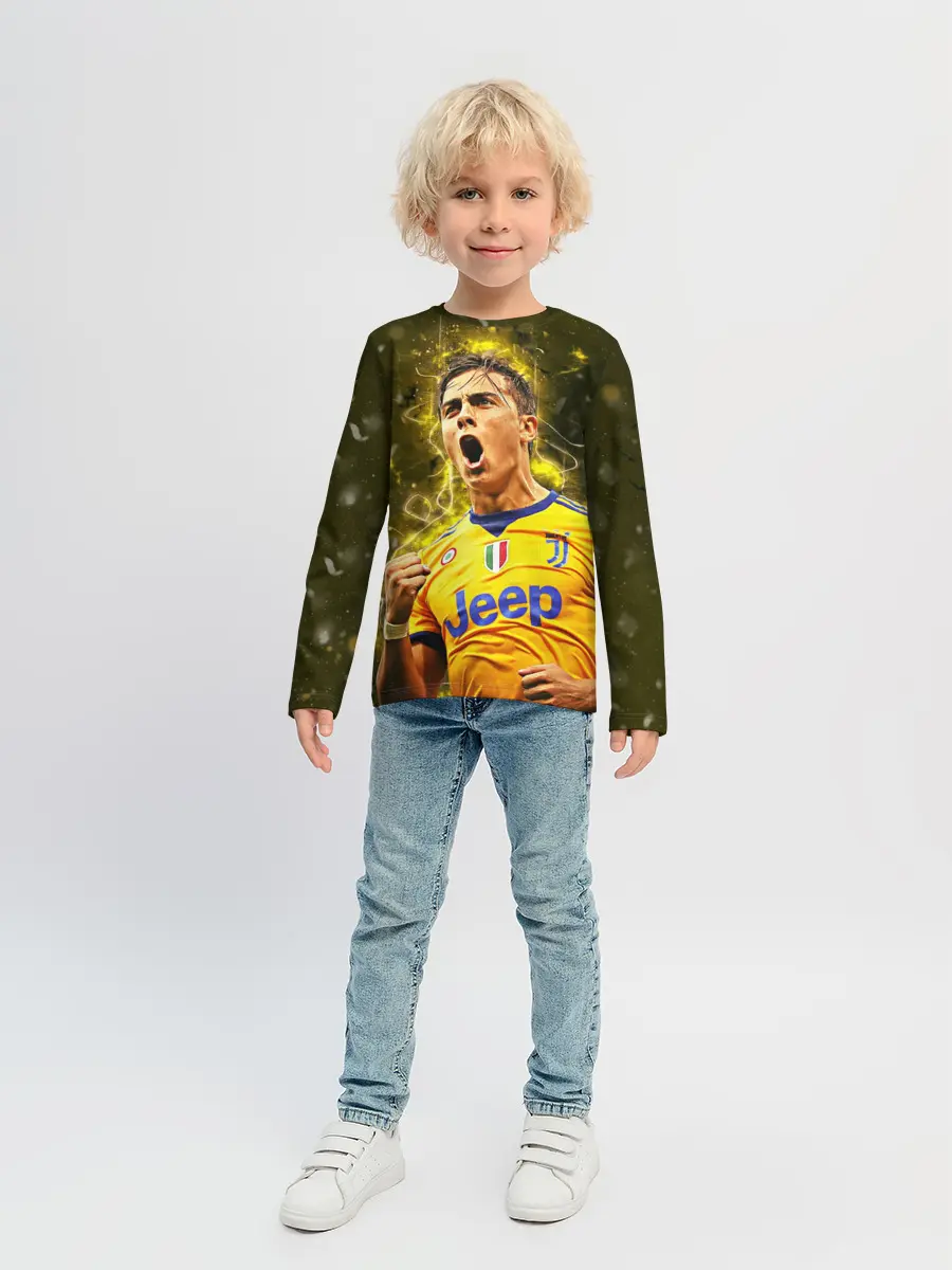 Детский лонгслив / Ювентус Дибала
