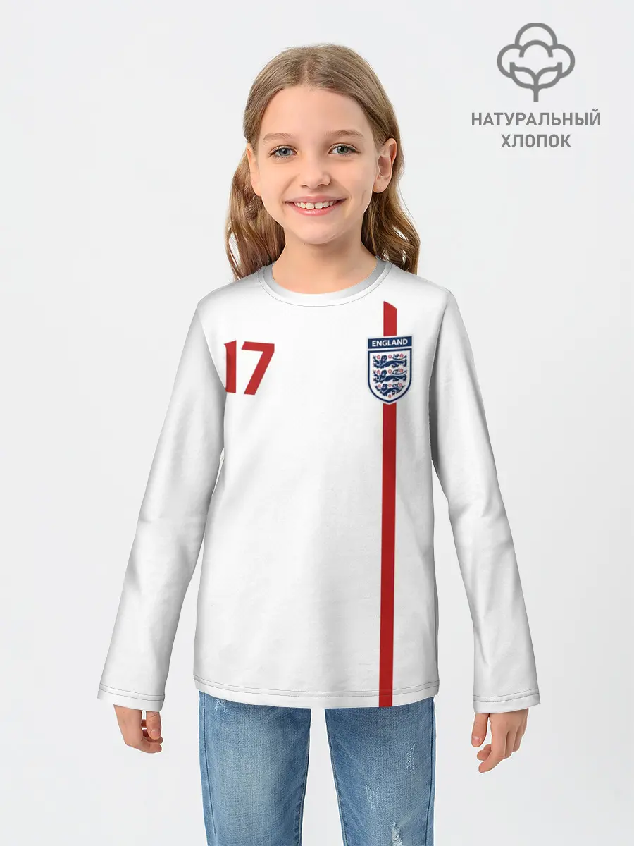 Детский лонгслив / Тедди Шерингем Англия Ретро