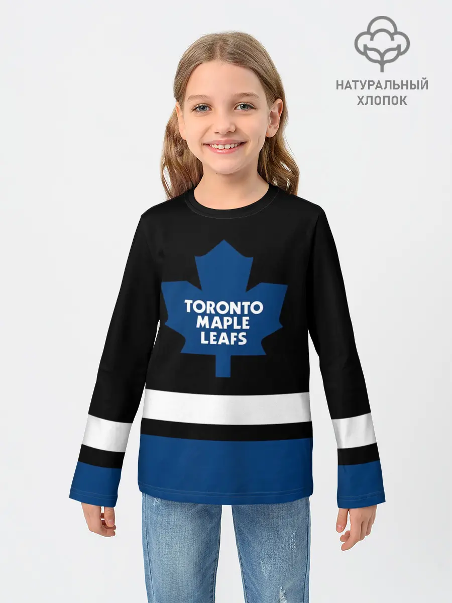Детский лонгслив / Торонто Мейпл Лифс