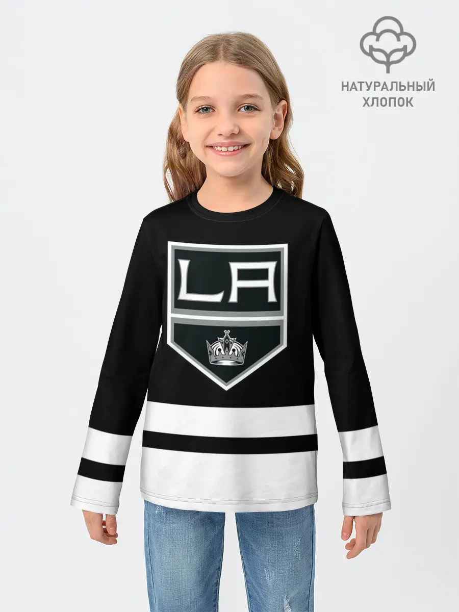 Детский лонгслив / Лос-Анджелес Кингз НХЛ