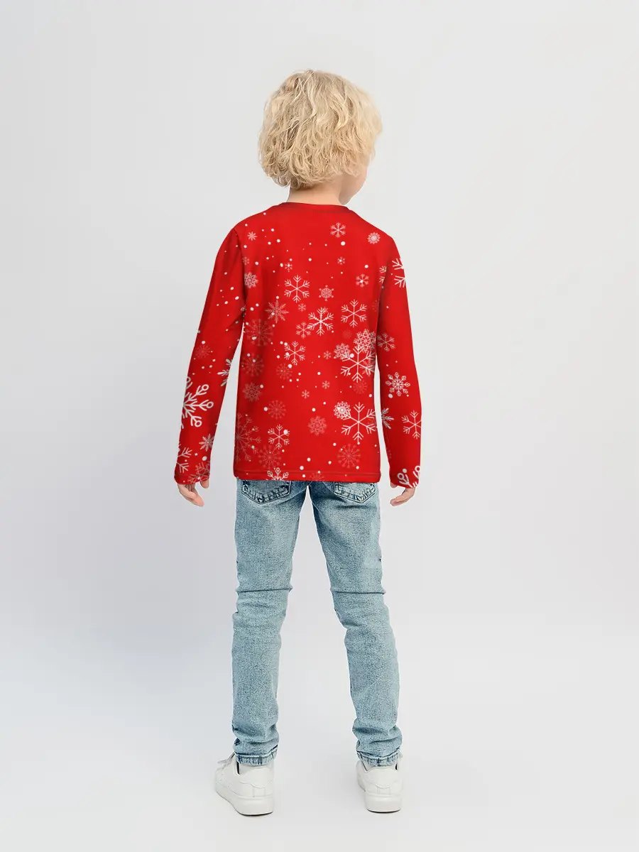 Детский лонгслив / FORTNITE НОВОГОДНИЙ.