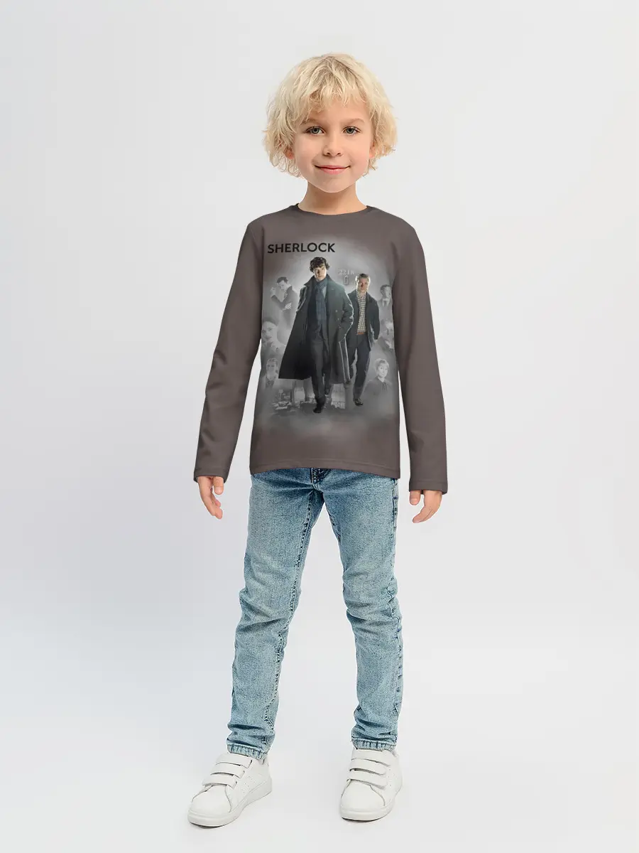 Детский лонгслив / SHERLOCK | ШЕРЛОК