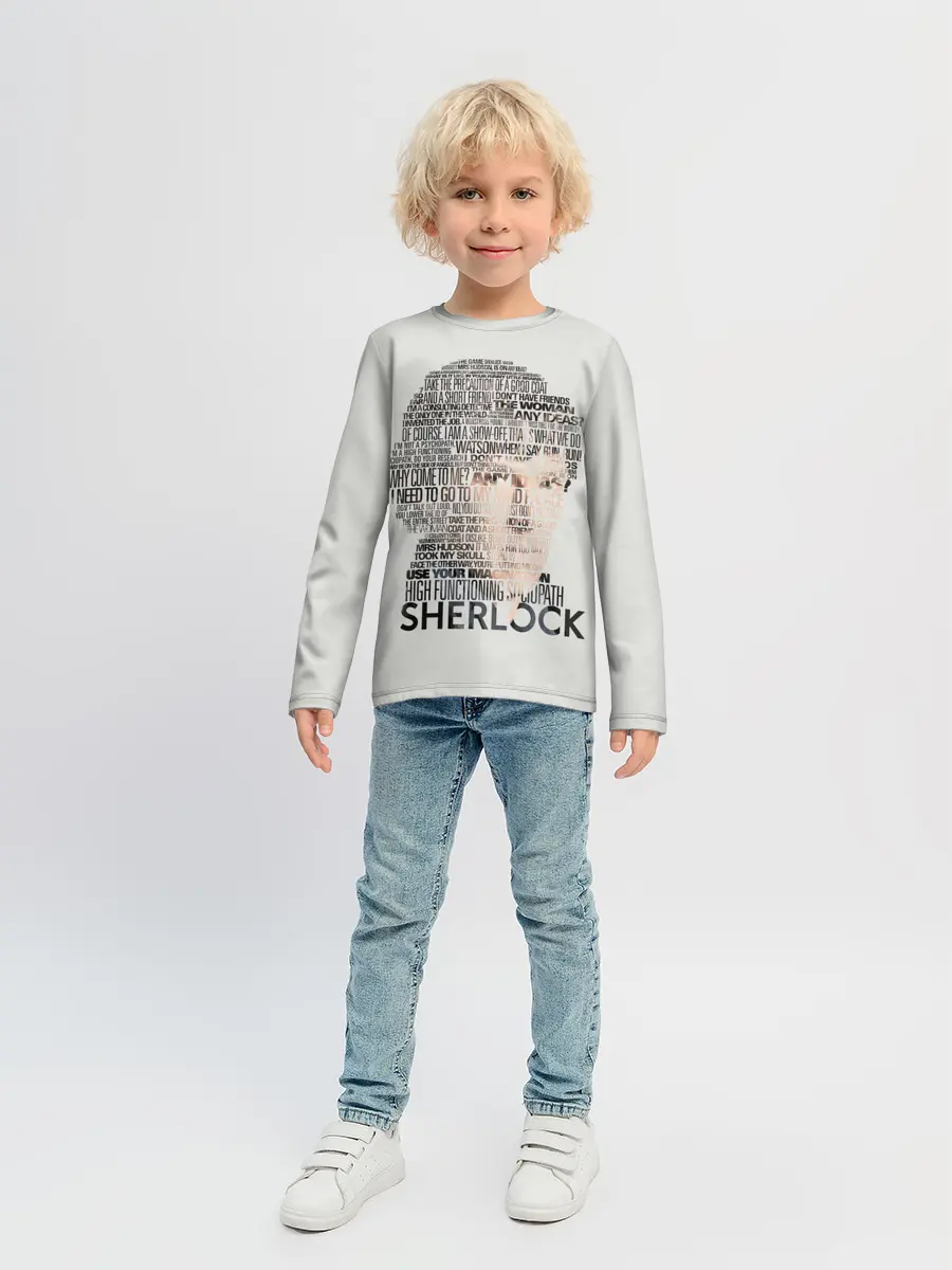 Детский лонгслив / SHERLOCK | ШЕРЛОК