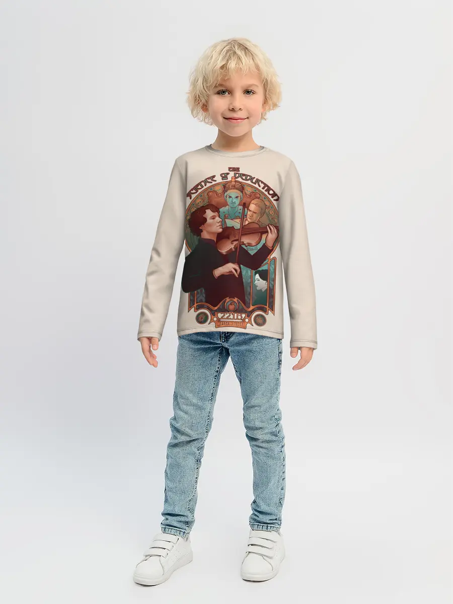 Детский лонгслив / Sherlock