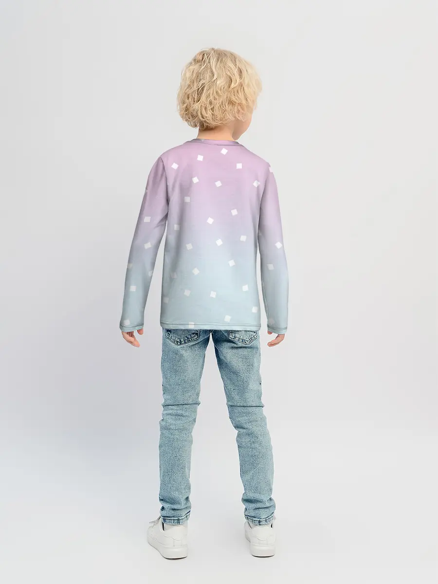 Детский лонгслив / Милый градиент
