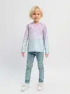 Детский лонгслив / Милый градиент