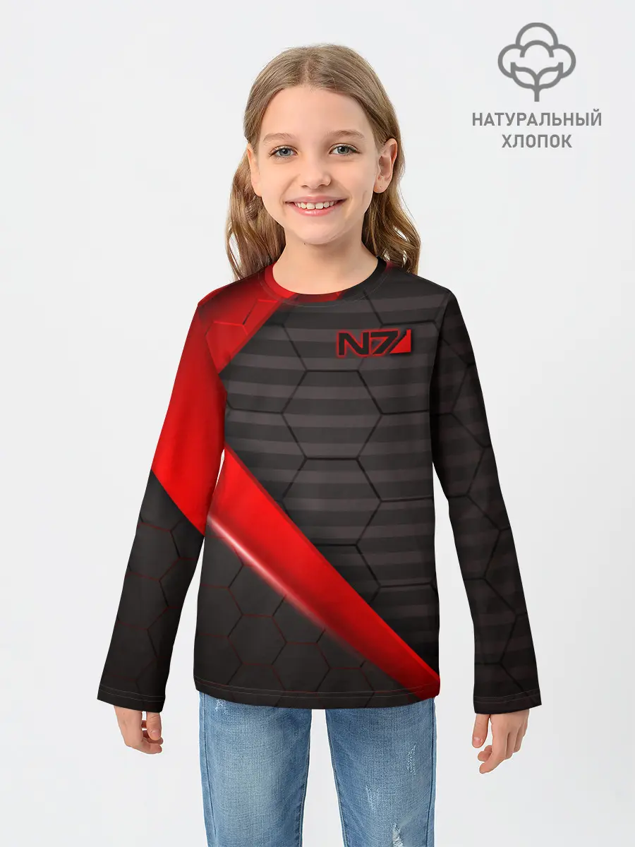 Детский лонгслив / MASS EFFECT N7 | МАСС ЭФФЕКТ Н7