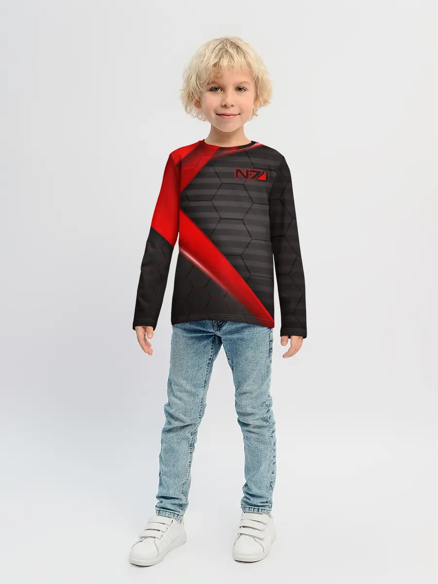 Детский лонгслив / MASS EFFECT N7 | МАСС ЭФФЕКТ Н7