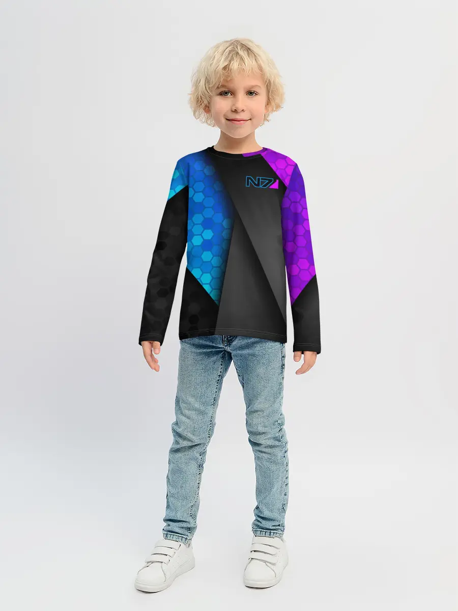 Детский лонгслив / Mass Effect N7